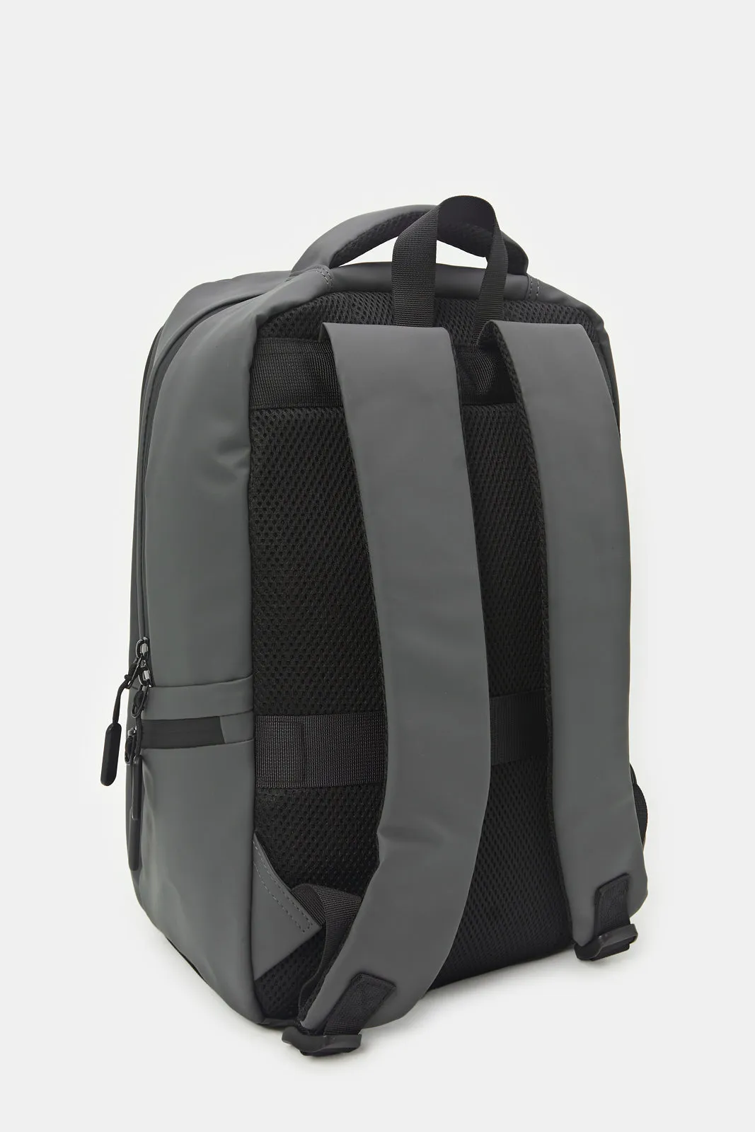 Men Grey Printed Backpack