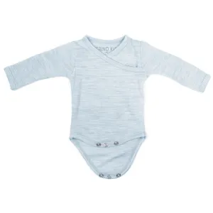 Merino Cocooi Long Sleeved Bodysuit - Turtledove (NB)