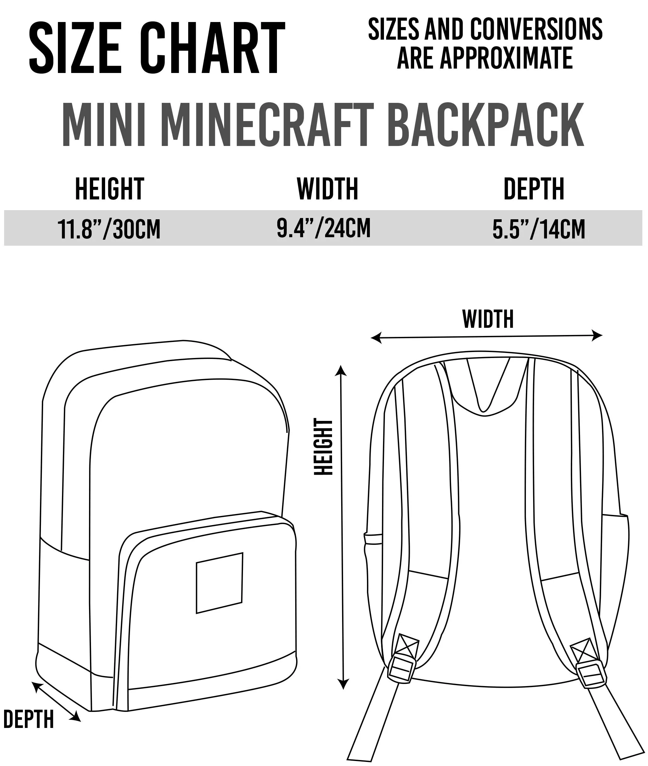 Minecraft Diamond Mini Backpack