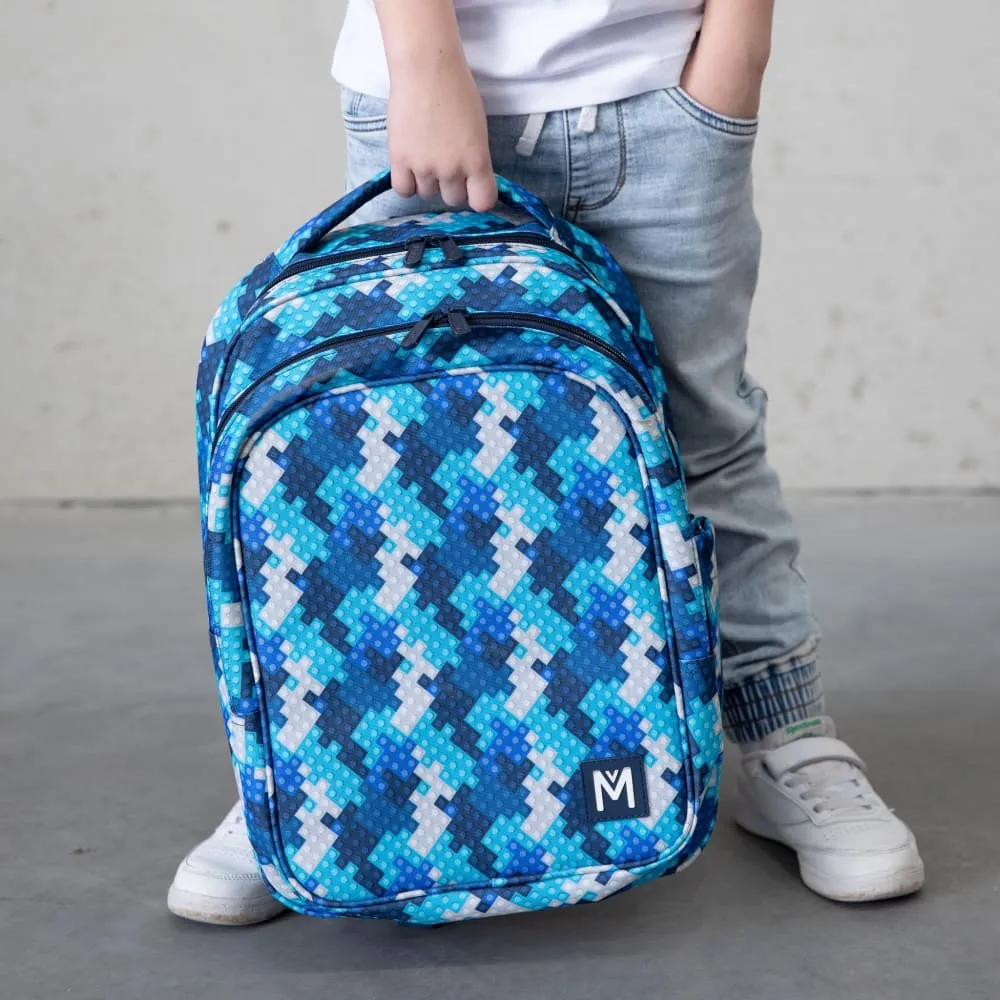 Montii Co Junior Backpack for Kids - Block Land