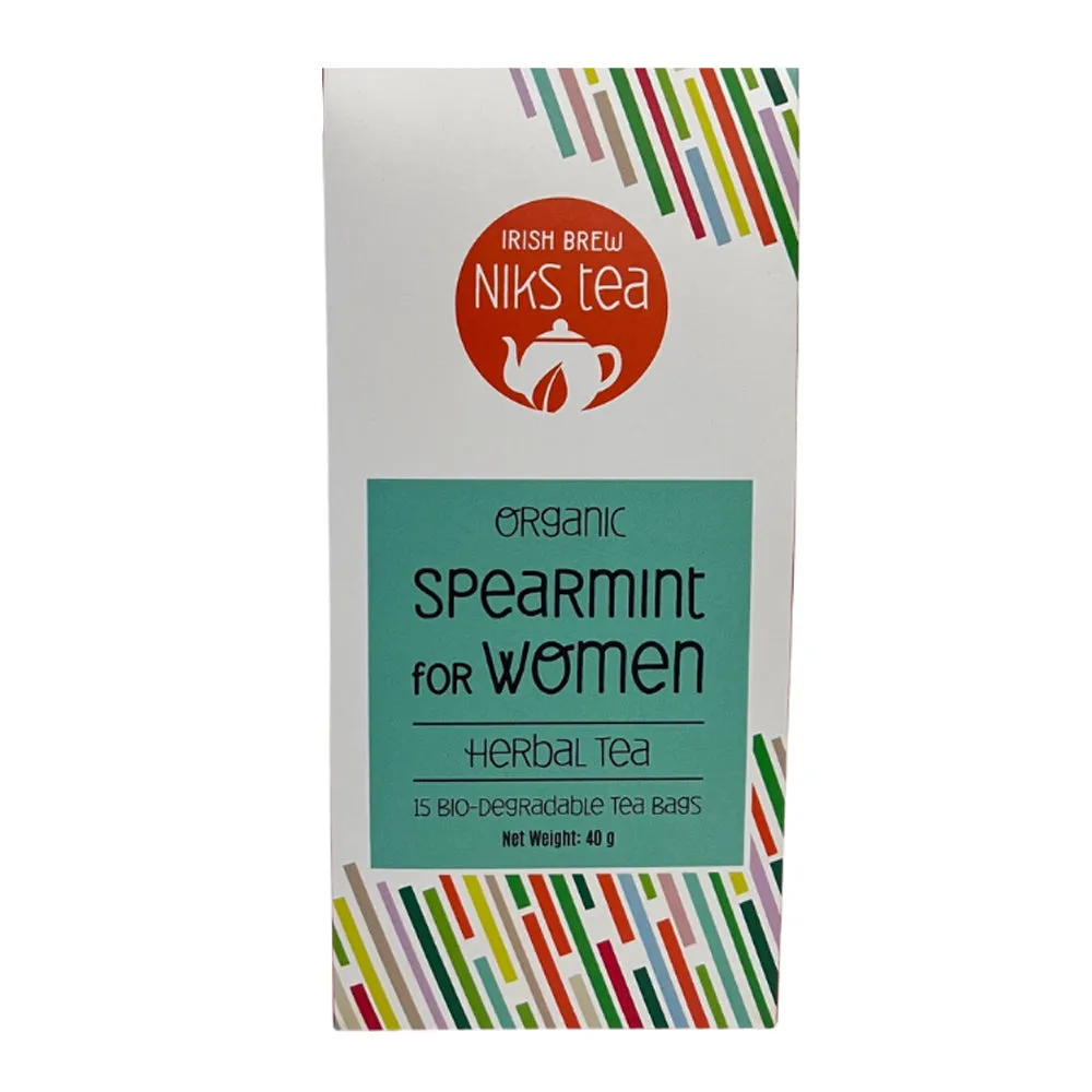 Nik's Tea Organic Spearmint For Women Tea Bags