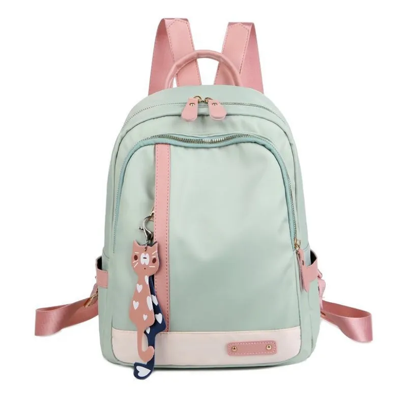 Nylon Teenage Girls Waterproof School Backpacks