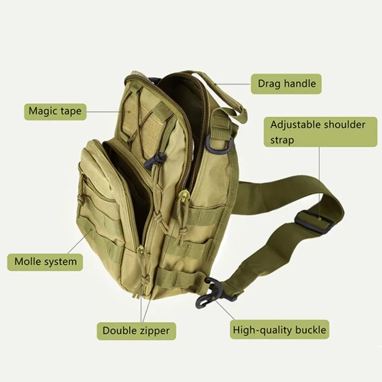 Outdoor Multipurpose Unisex 600D Military Backpack Camping Hiking Hunting Camouflage Backpack Bag, Size: 30*22*5.0cm