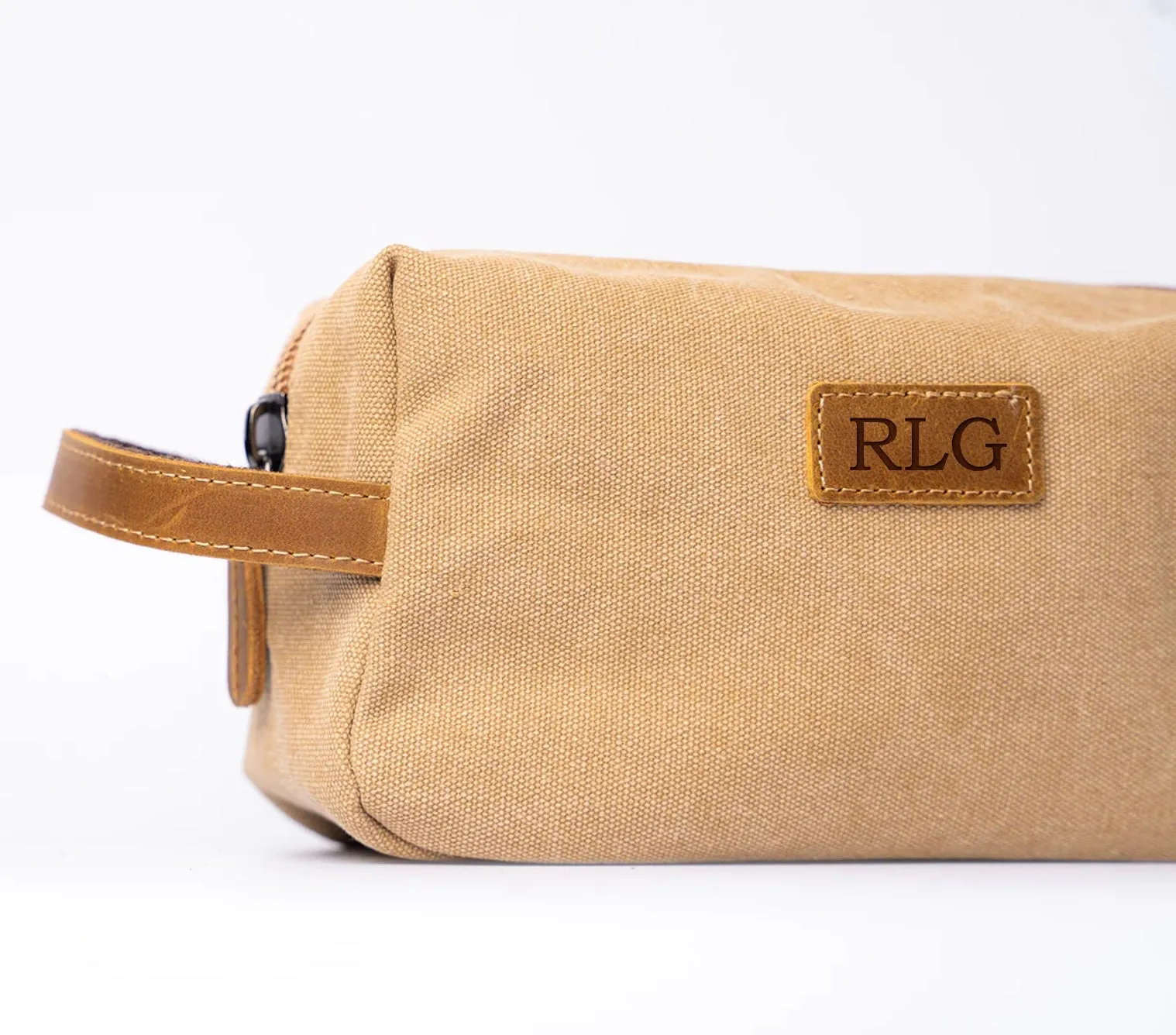 Personalized Canvas Travel Toiletry Bag