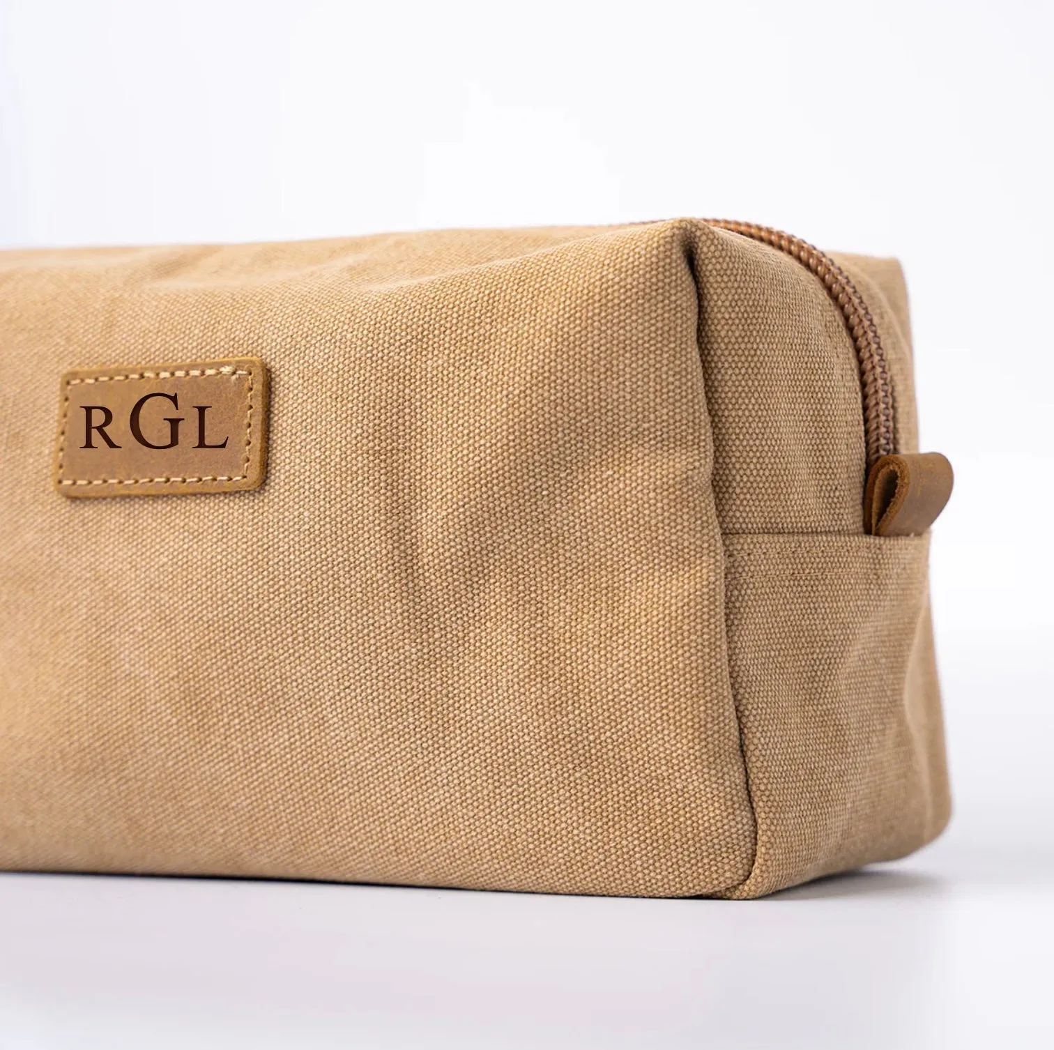 Personalized Canvas Travel Toiletry Bag