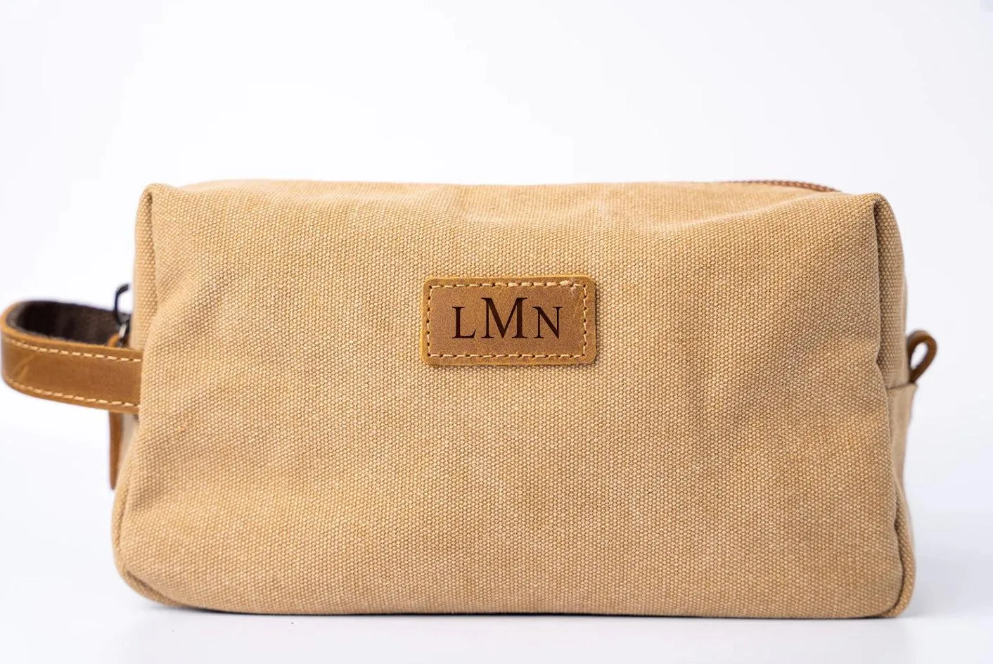 Personalized Canvas Travel Toiletry Bag