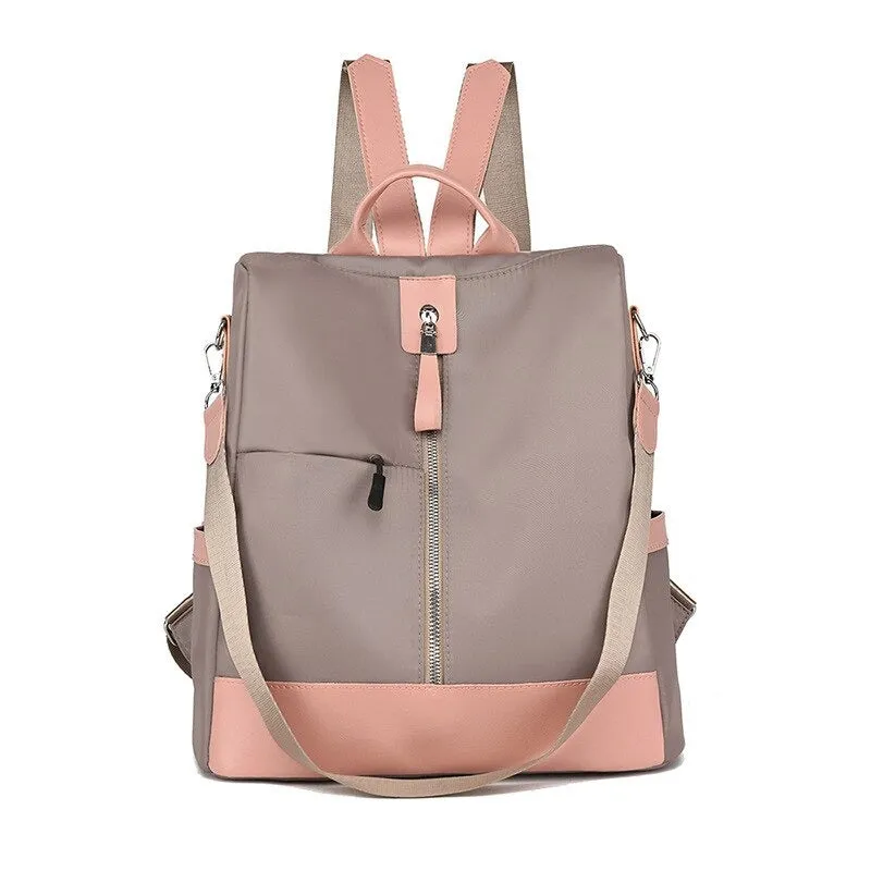 Polyester Casual Large Capacity Backpack For Women