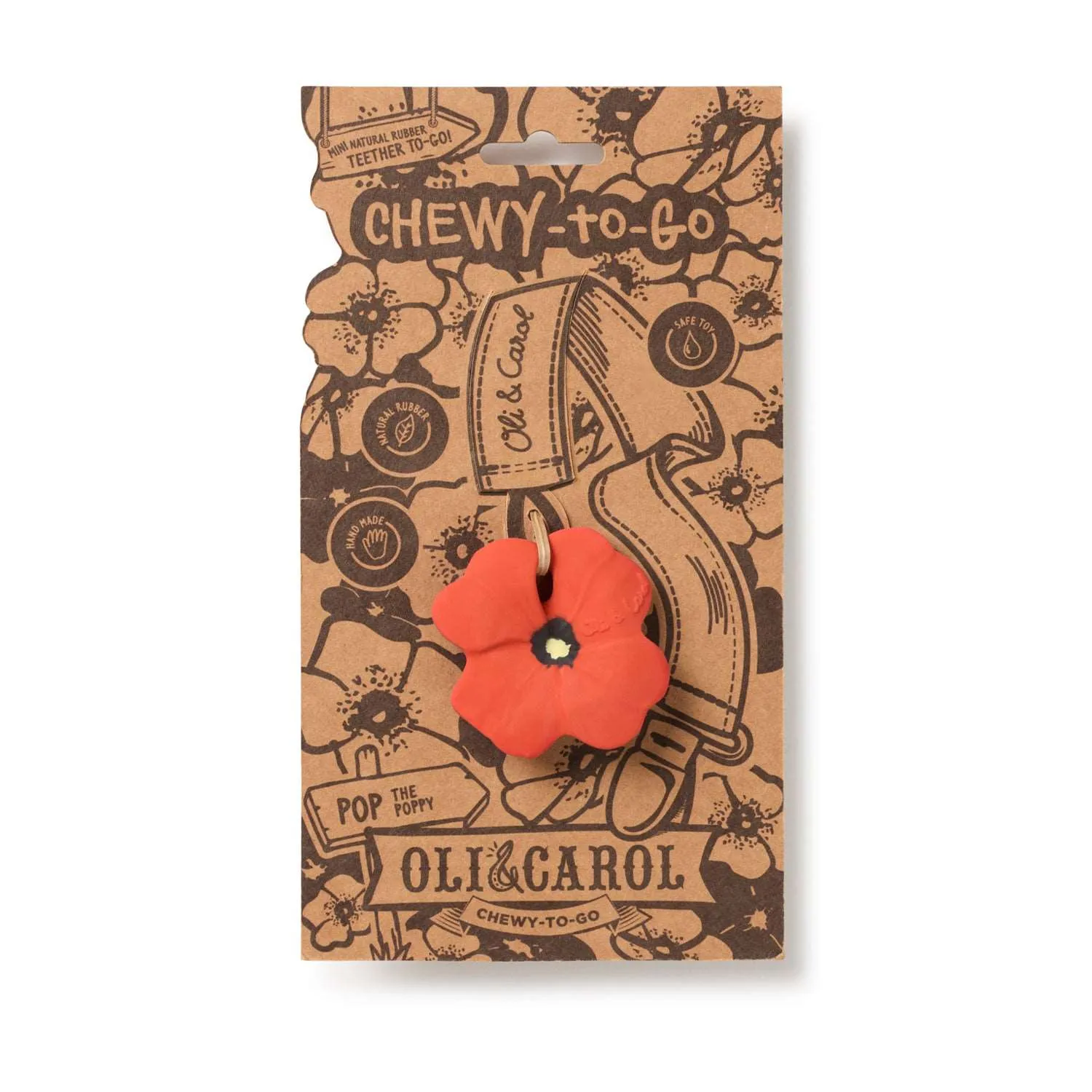 Pop the Poppy Mini Baby Teether