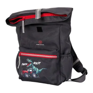 "FARM BEAST" ROLL TOP BACKPACK FOR KIDS