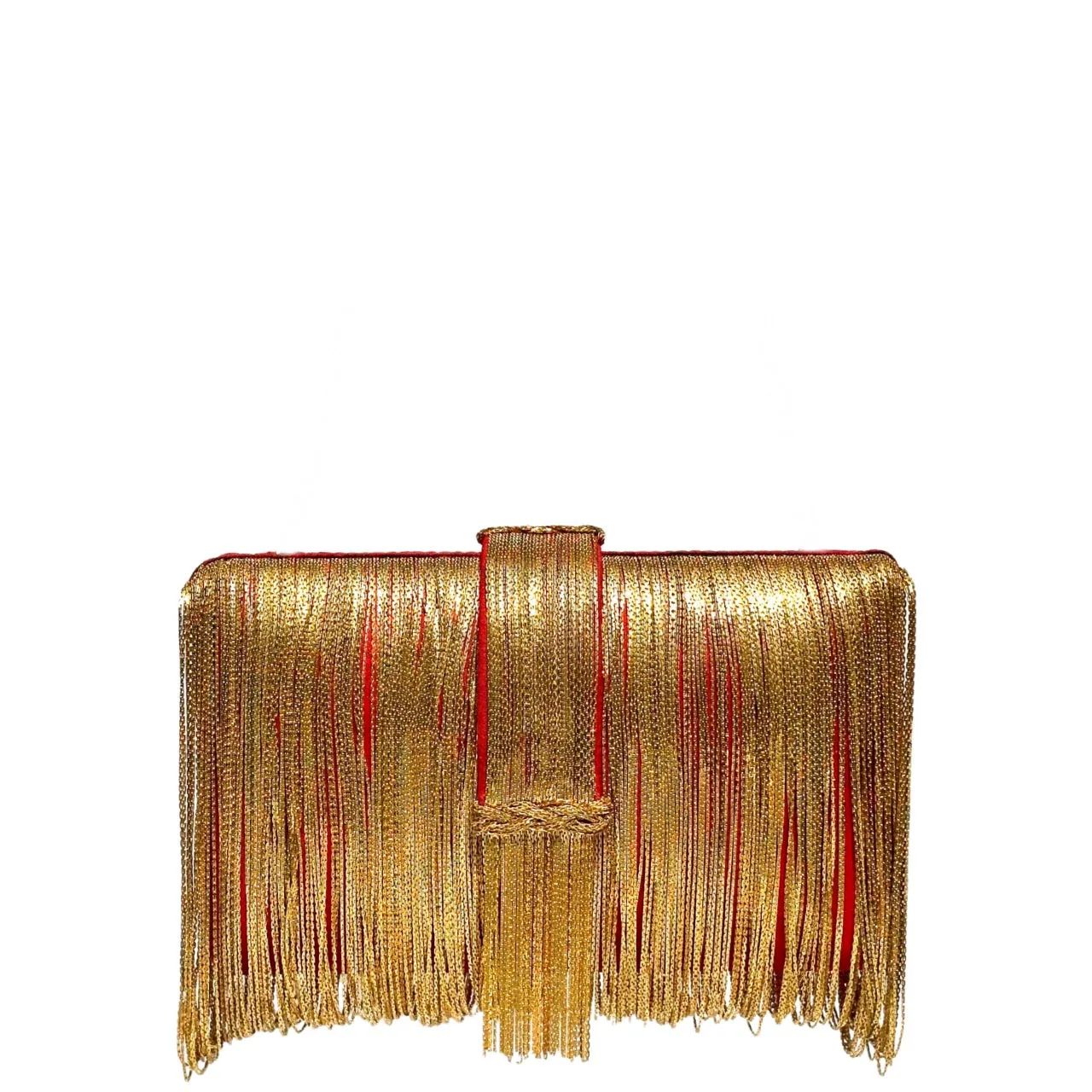 Red Gold Chunky Clutch