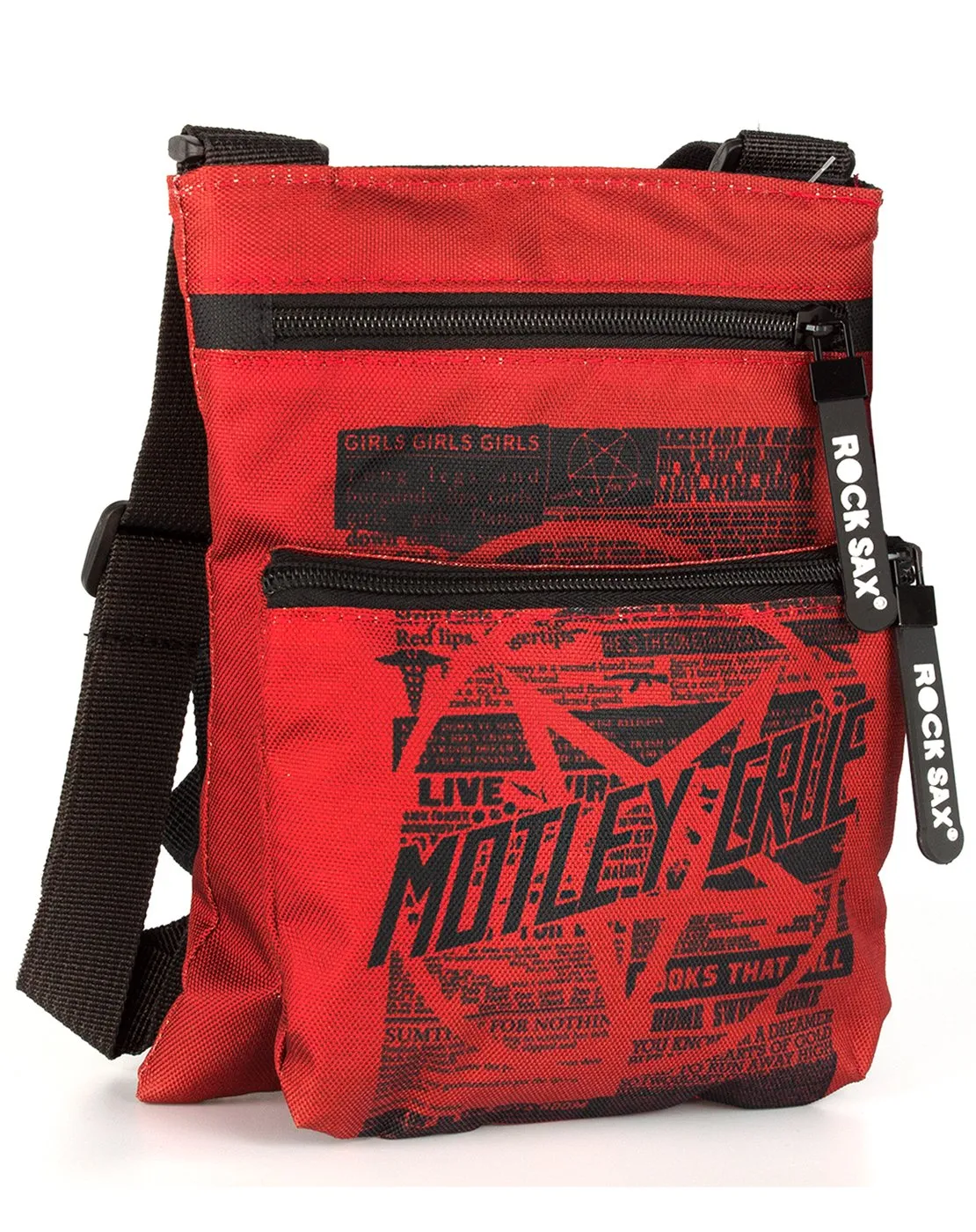 Rock Sax Motley Crue Girls Live Bodybag - Red