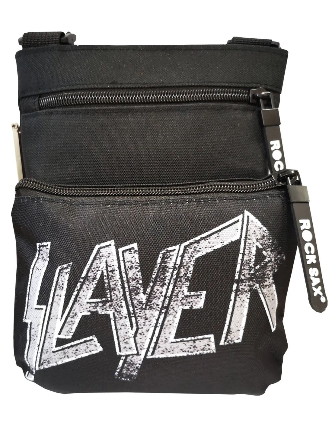 Rock Sax Slayer Distorted Logo Cross Body Bag Official Band Merch