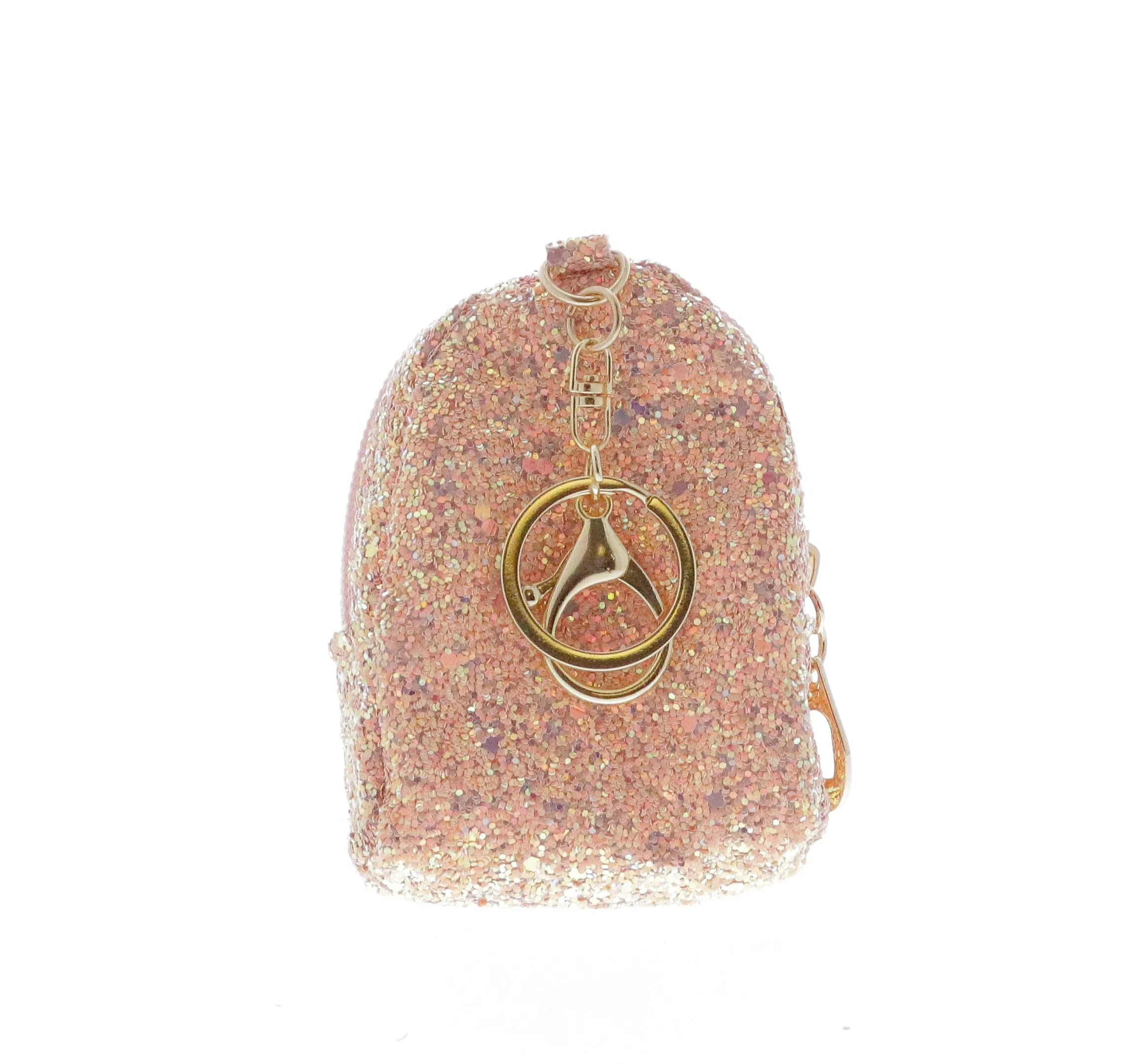 Sequin Rainbow Coin Bag Key Chain