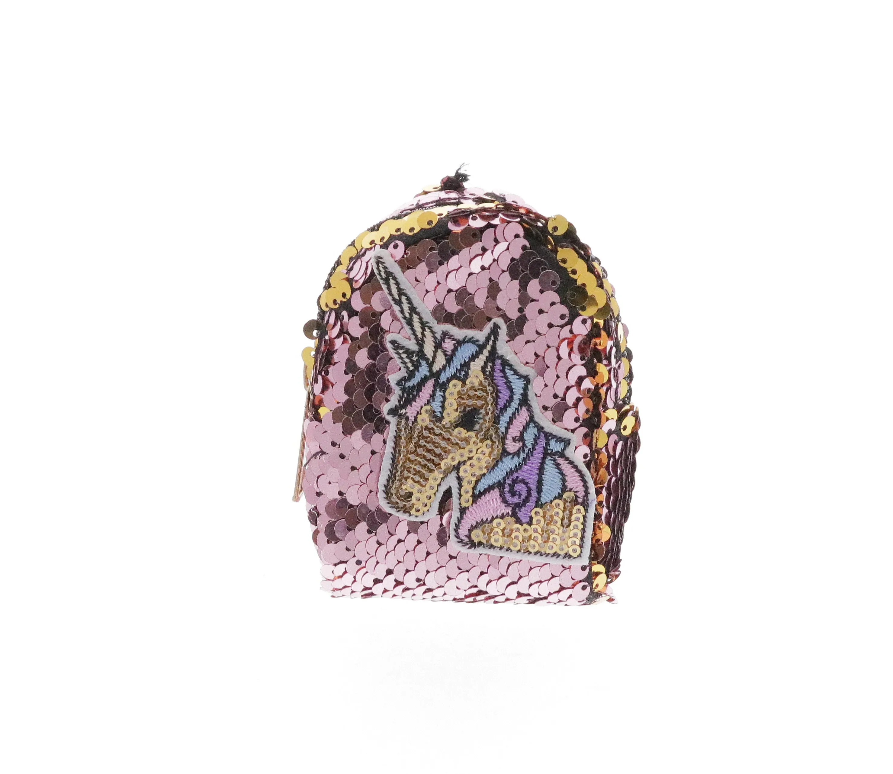 Sequinned Unicorn Coin Bag Key Chain