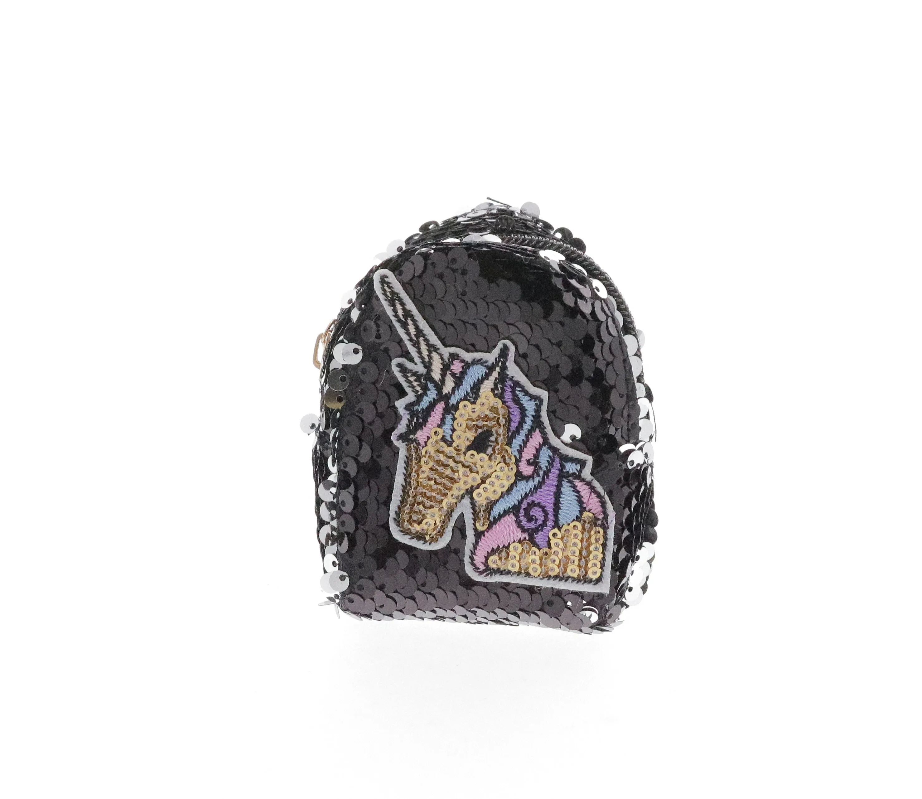 Sequinned Unicorn Coin Bag Key Chain