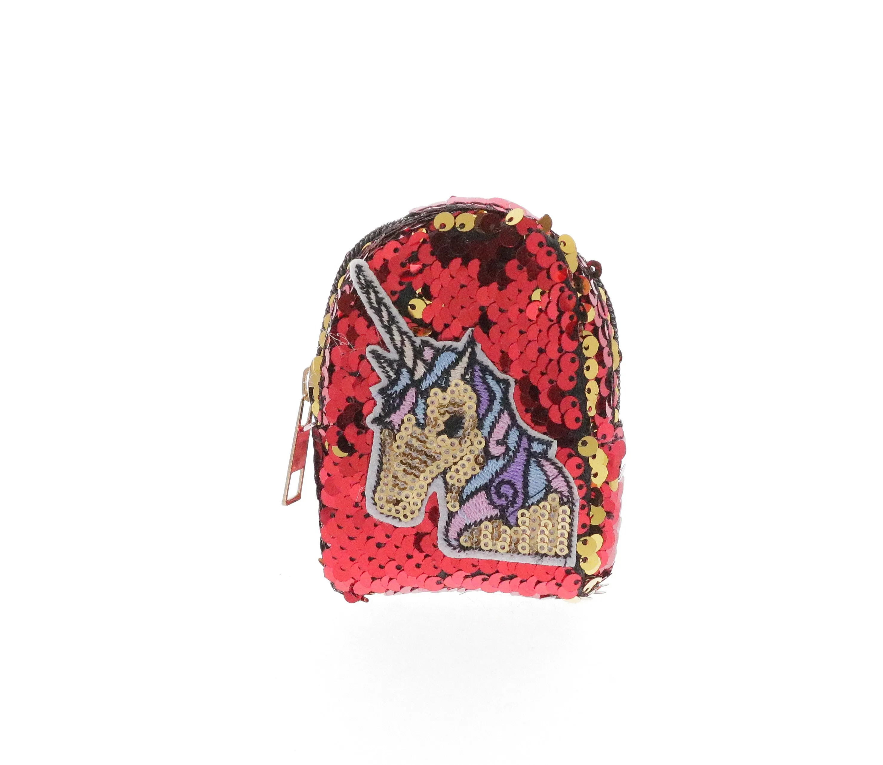 Sequinned Unicorn Coin Bag Key Chain