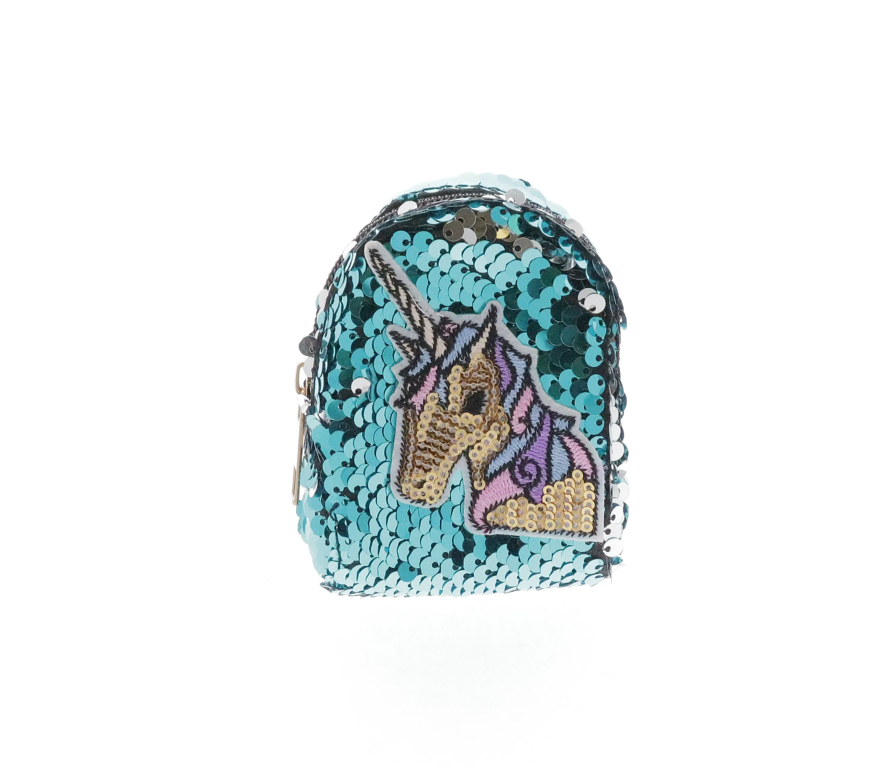 Sequinned Unicorn Coin Bag Key Chain