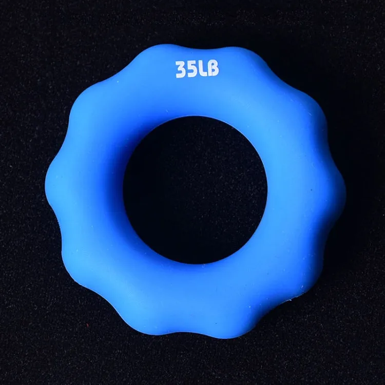 Silicone Finger Marks Grip Device Finger Exercise Grip Ring, Specification: 35LB (Blue)