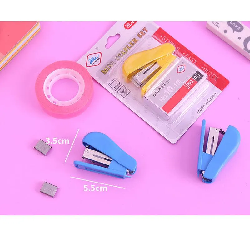 Staples Petite Size Stapler for Kids Pack of 3 in Random Colors