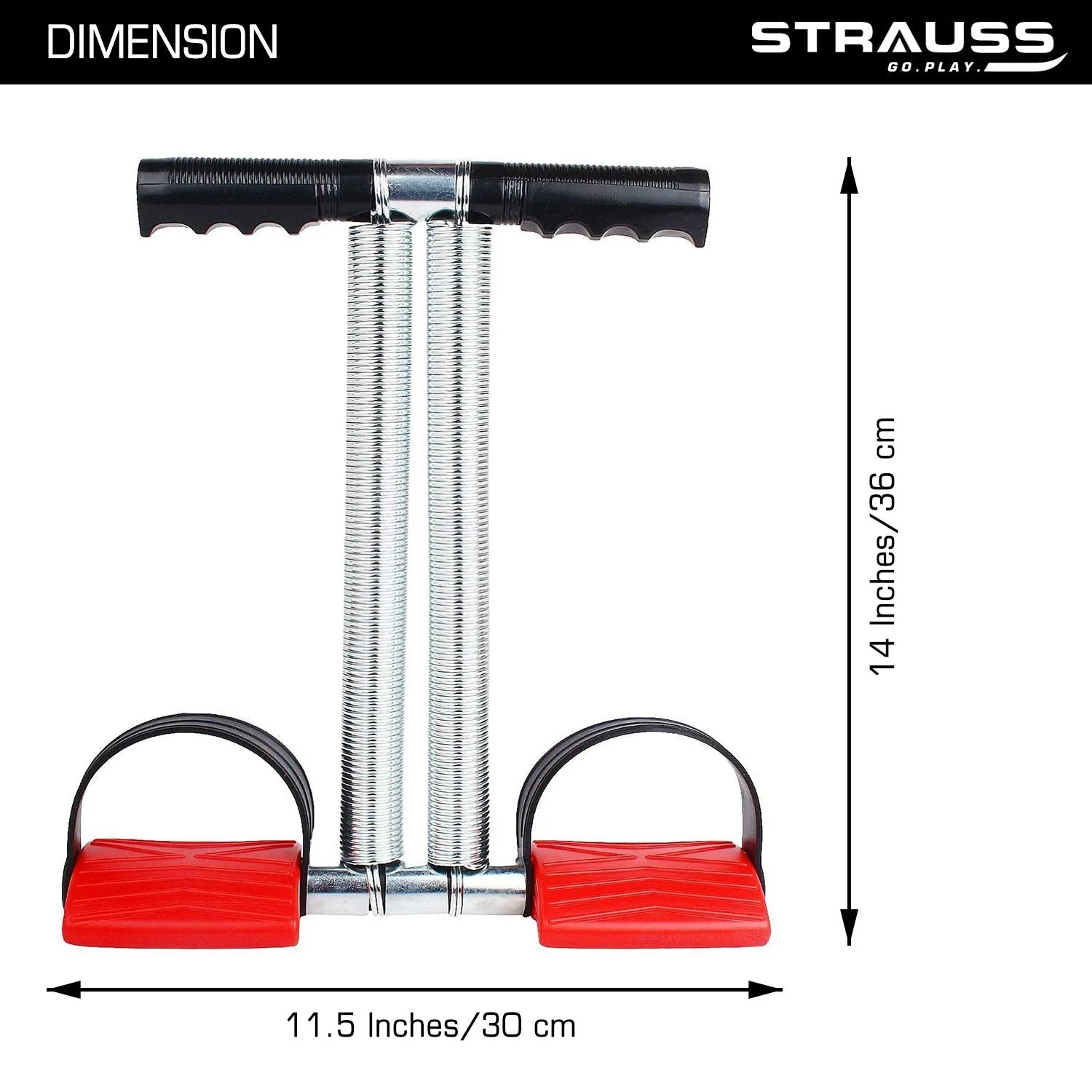 Strauss Tummy Trimmer Pro | Stomach Exercise Machine for Women and Men | Ideal for Exercise in Gym, Home for Abdominal Workout, Belly Exercise | Waist Trimmer for Abs Workout | Ab Exercise Equipement