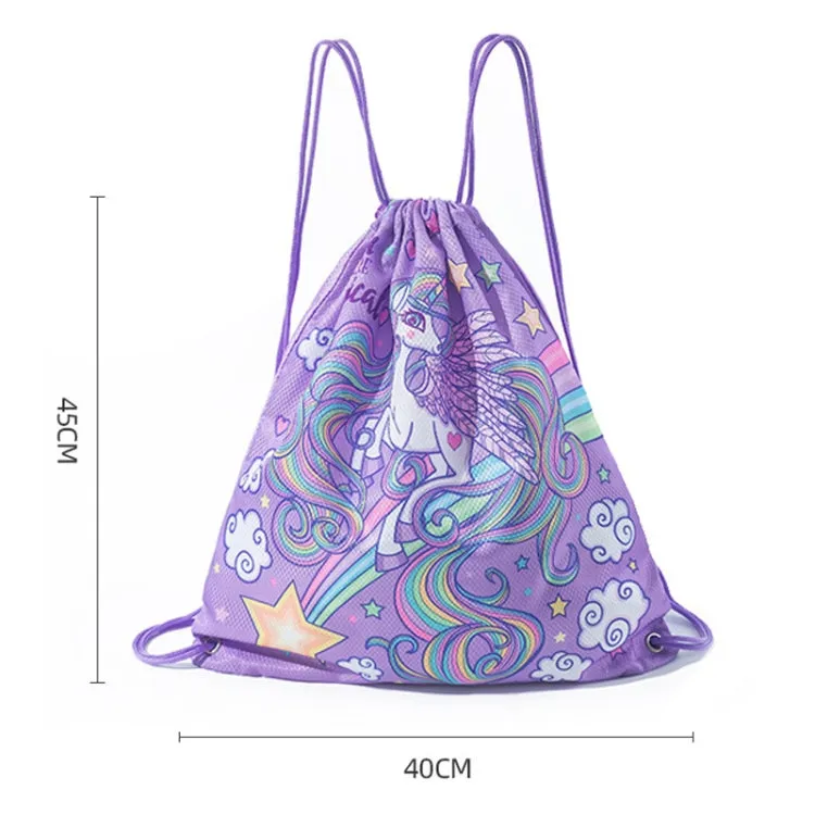 Swimming Bag Dry and Wet Separation Storage Bag Waterproof Beach Backpack, Color: Colorful Gradient