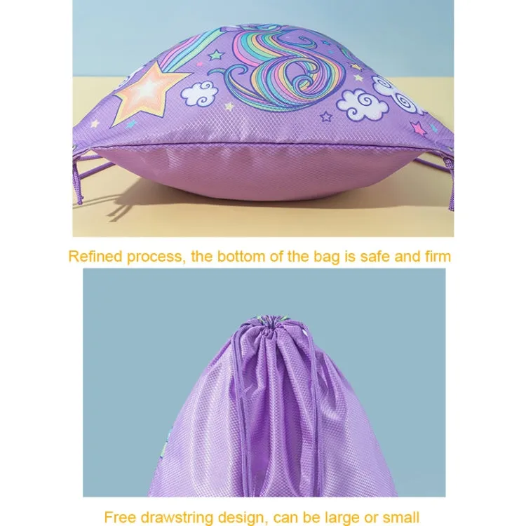 Swimming Bag Dry and Wet Separation Storage Bag Waterproof Beach Backpack, Color: Colorful Gradient