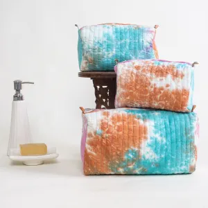 Tie Dye Women Travel Toiletry Bag Lightweight