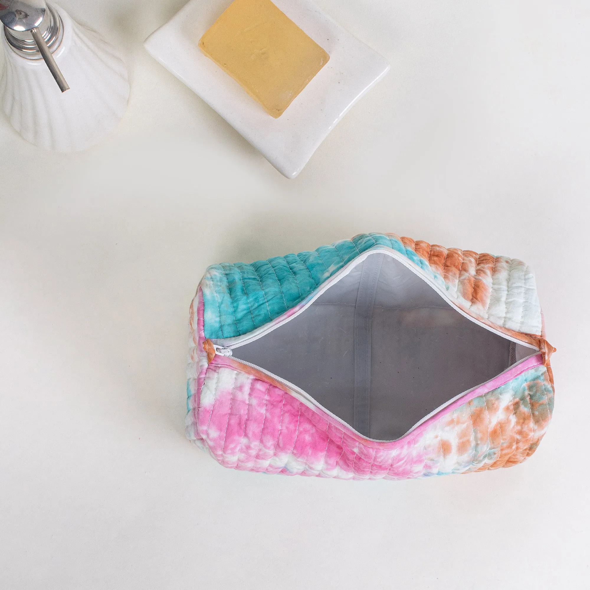 Tie Dye Women Travel Toiletry Bag Lightweight