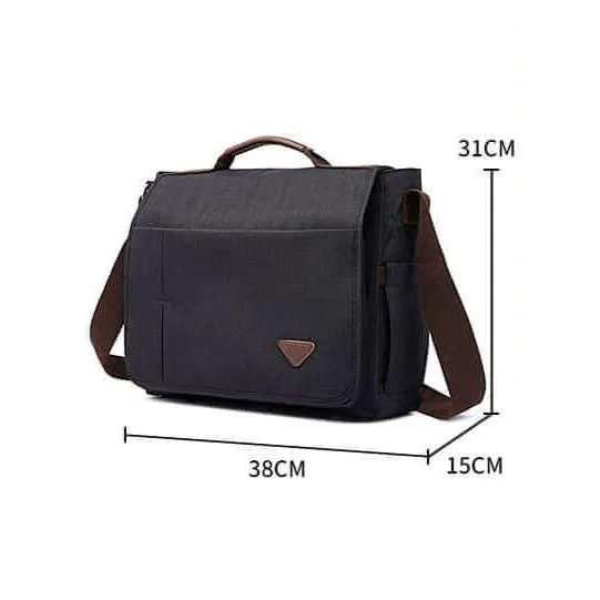 Waterproof 15 Inch Laptop Shoulder Messenger Bag NZ for Men