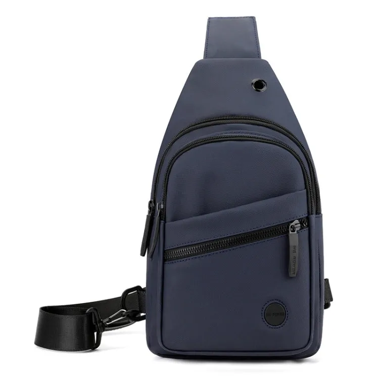 WEPOWER Outdoor Daily Chest Bag Men Crossbody Shoulder Bag(Dark Blue)