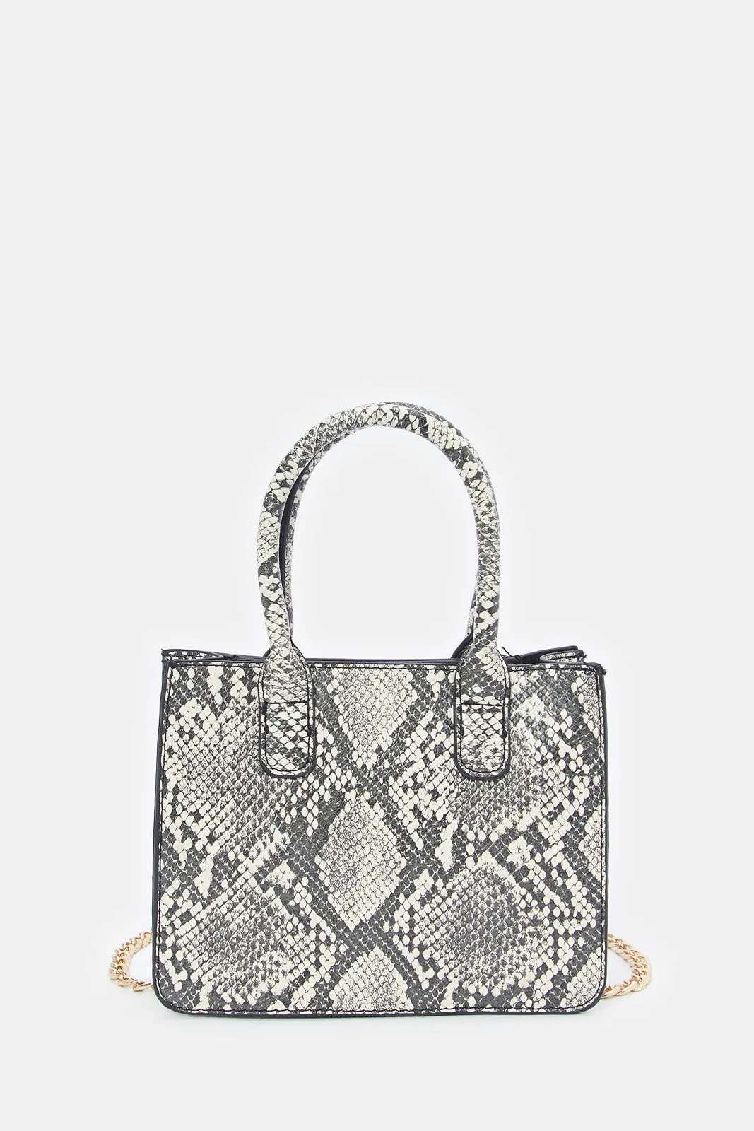 Women Grey Textured Crossbody Bag