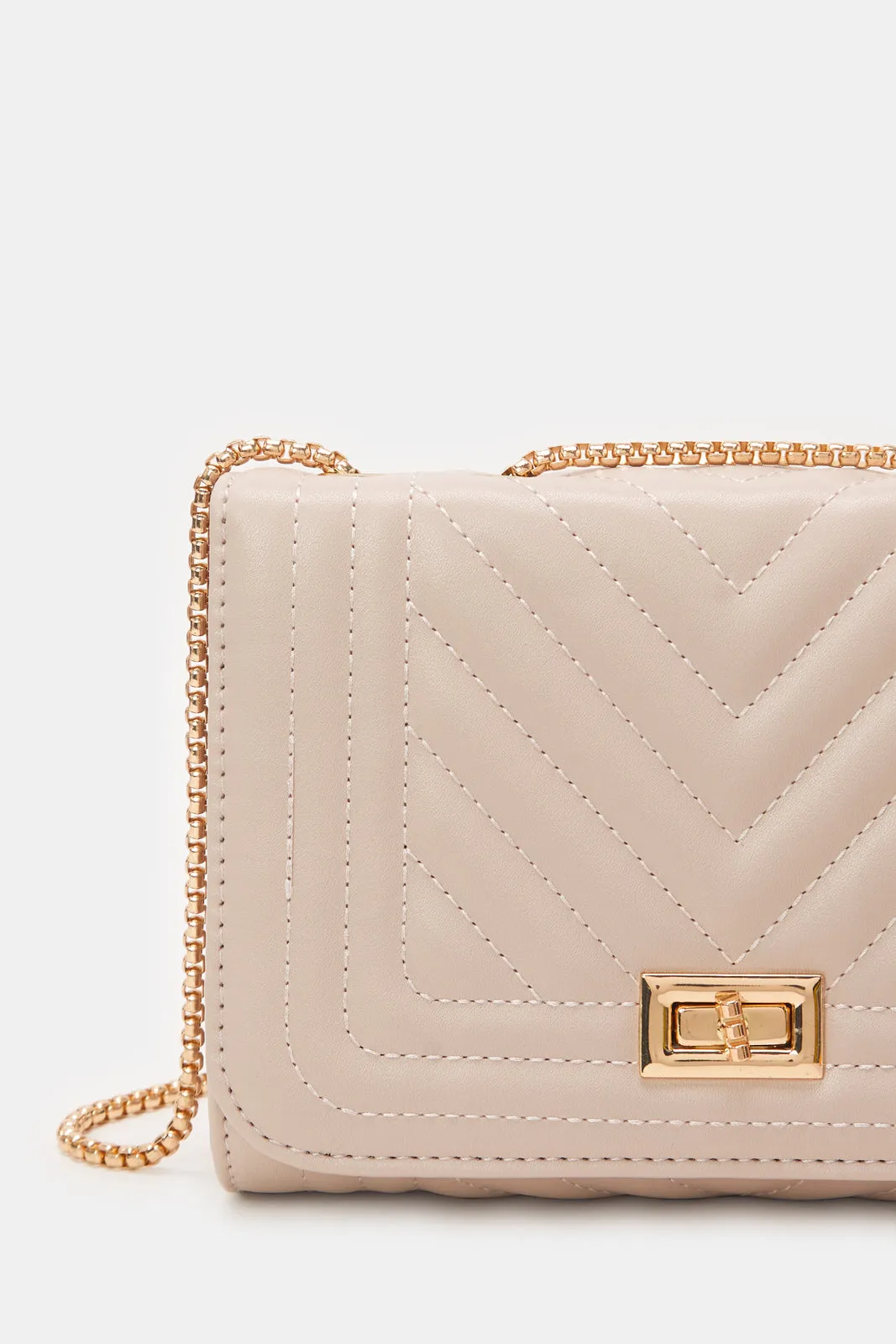 Women Pink Embellished Handbag