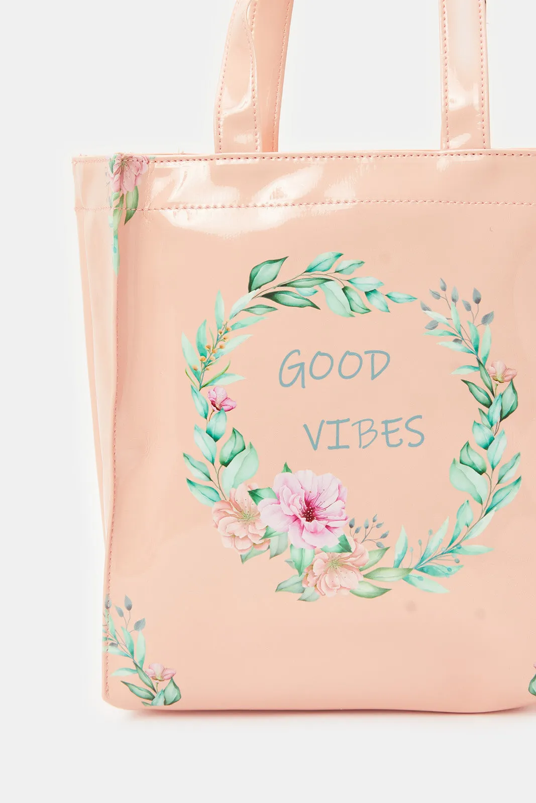 Women Pink Shopper Bag