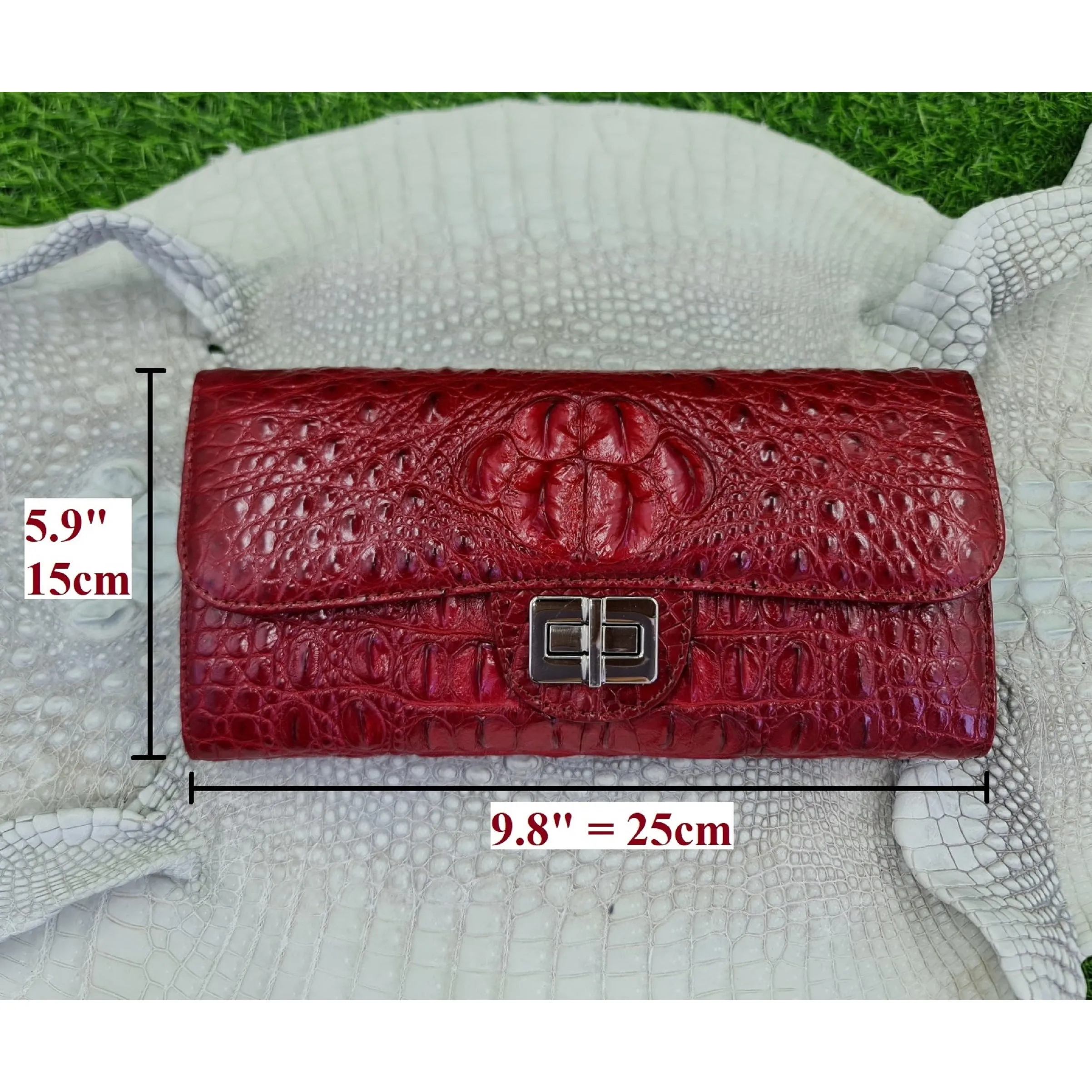 Womens Leather Alligator Handbag Handmade Luxury  Leather Bag - Work Bag Women - Burgundy Leather Satchel Purse XACH-11