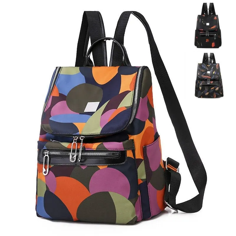 Women's Printing Casual Travel Backpacks