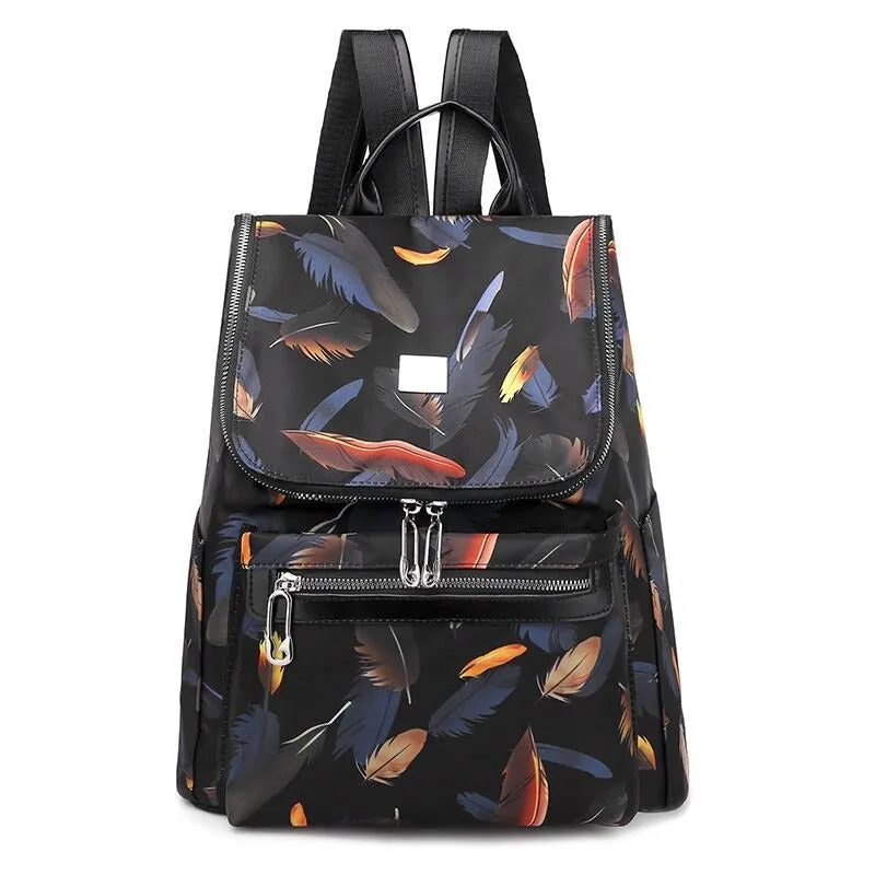 Women's Printing Casual Travel Backpacks