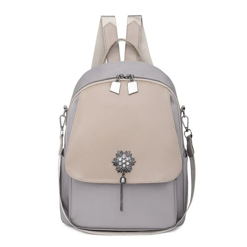 Women's Simple Waterproof Laptop Backpack