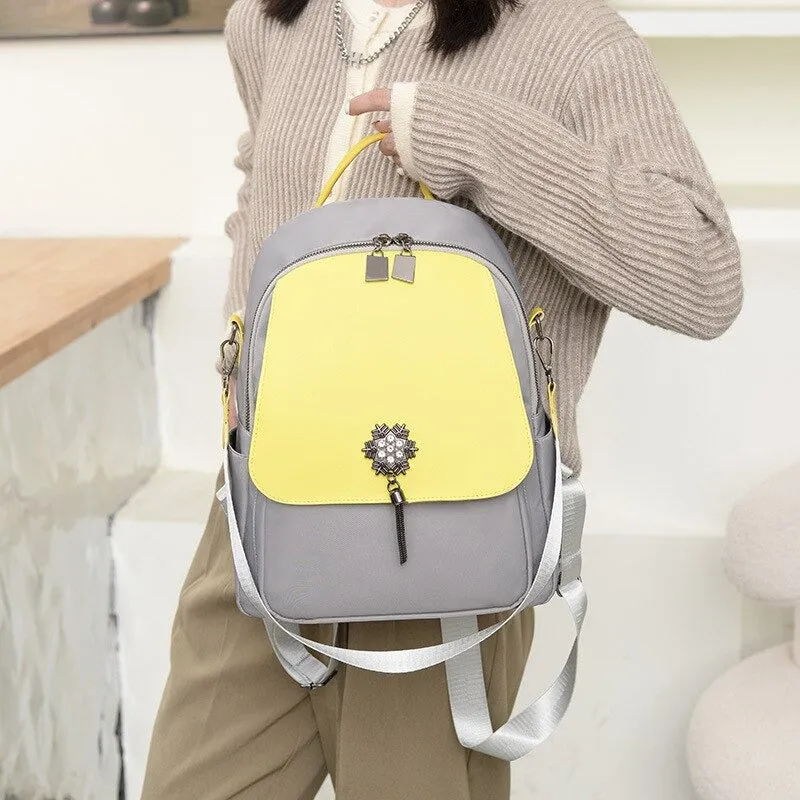 Women's Simple Waterproof Laptop Backpack